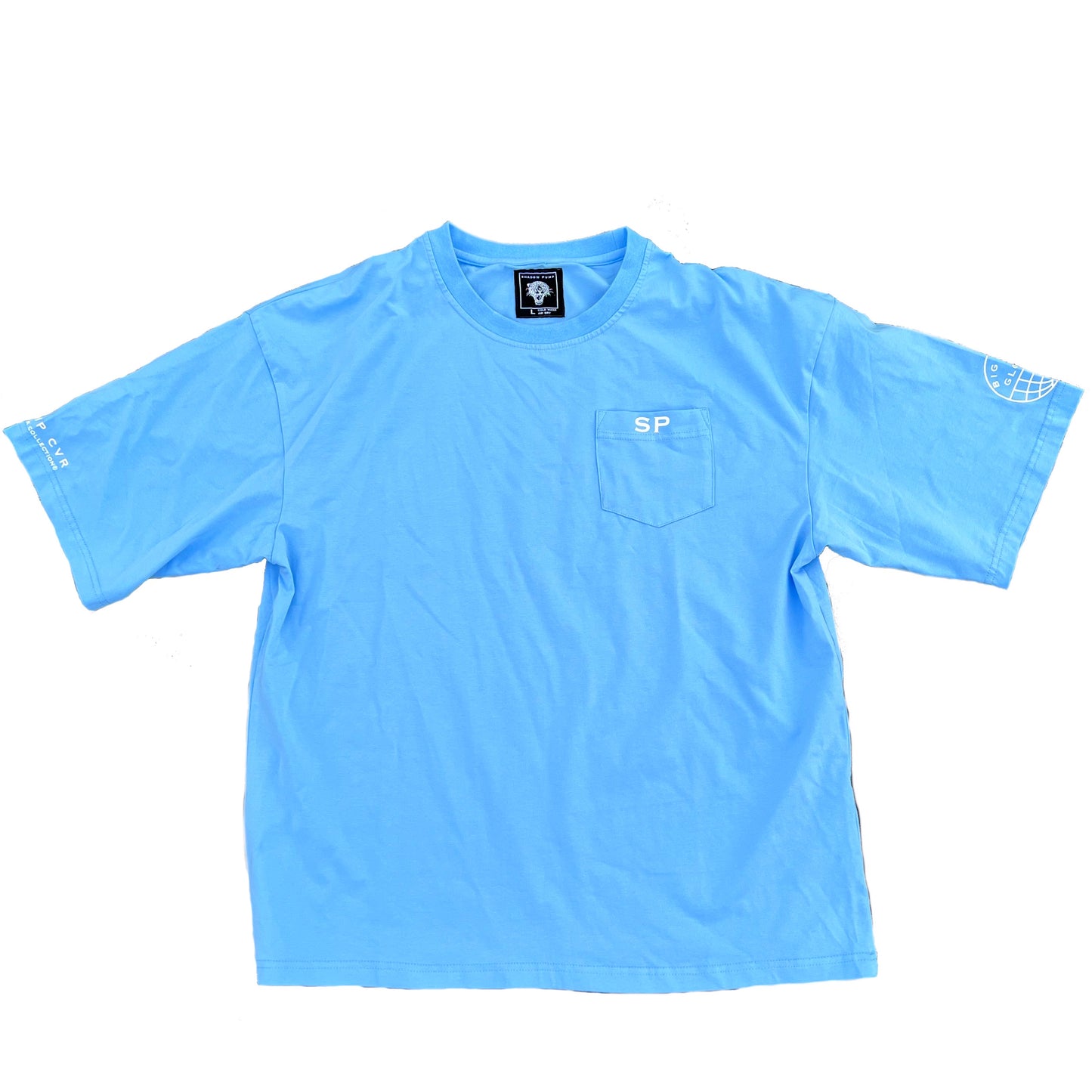 PMP CVR Big Cat Globe Powder Blue Tee