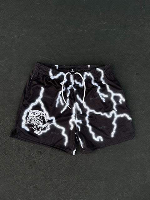 Shadow Bolt Mesh Short (MID THIGH CUT)