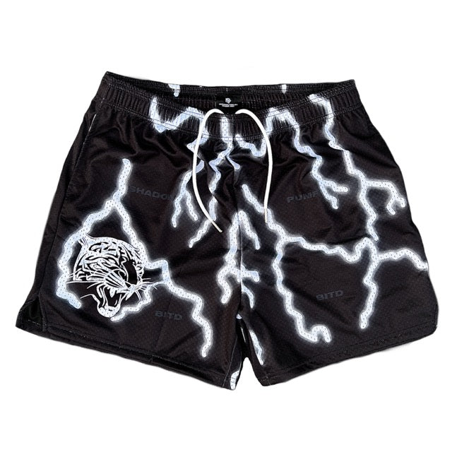 Shadow Bolt Mesh Short (MID THIGH CUT)