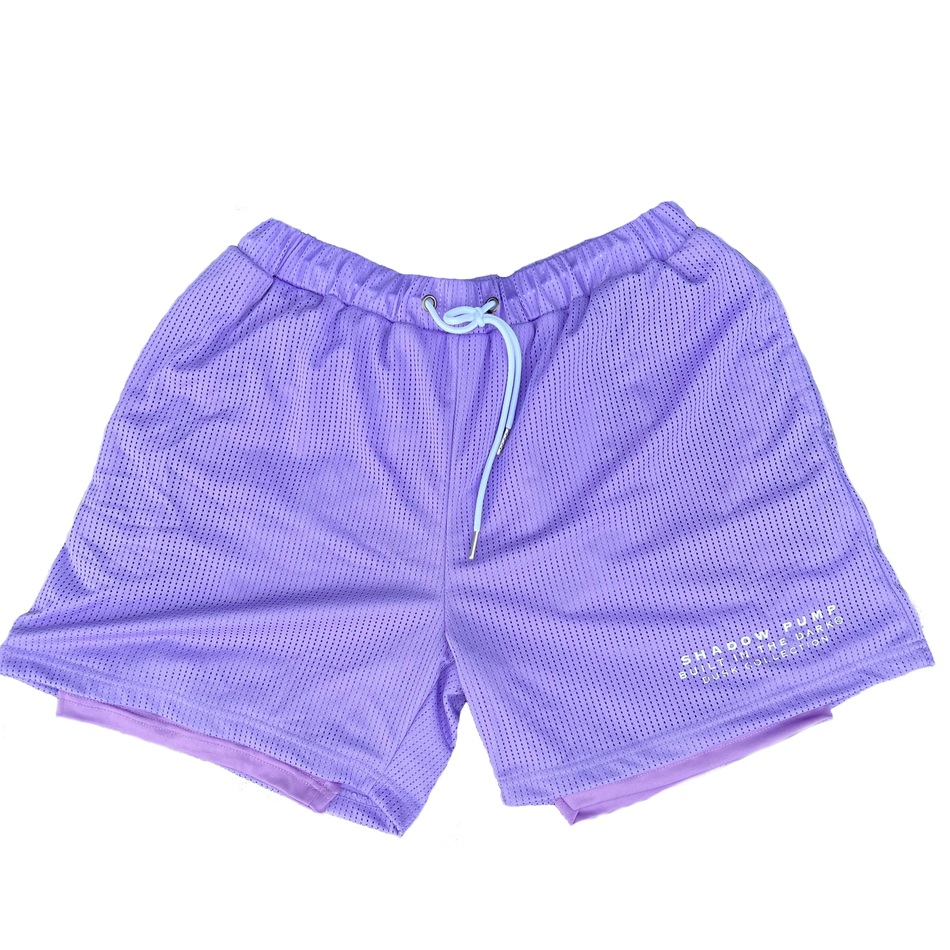 MNDST] Lightning 5-Inch Mesh Shorts (Purple) – Optimal Gains